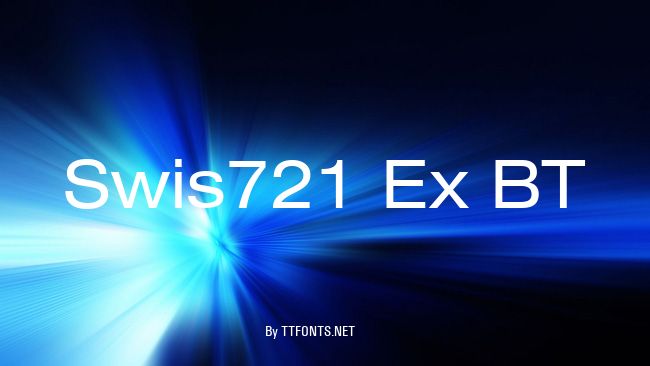 Swis721 Ex BT example